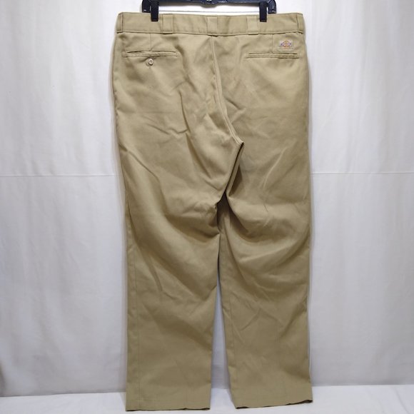 Dickies Original 874 Men's Work or Women's Work Pants Beige Flex Movement EUC - Picture 2 of 7